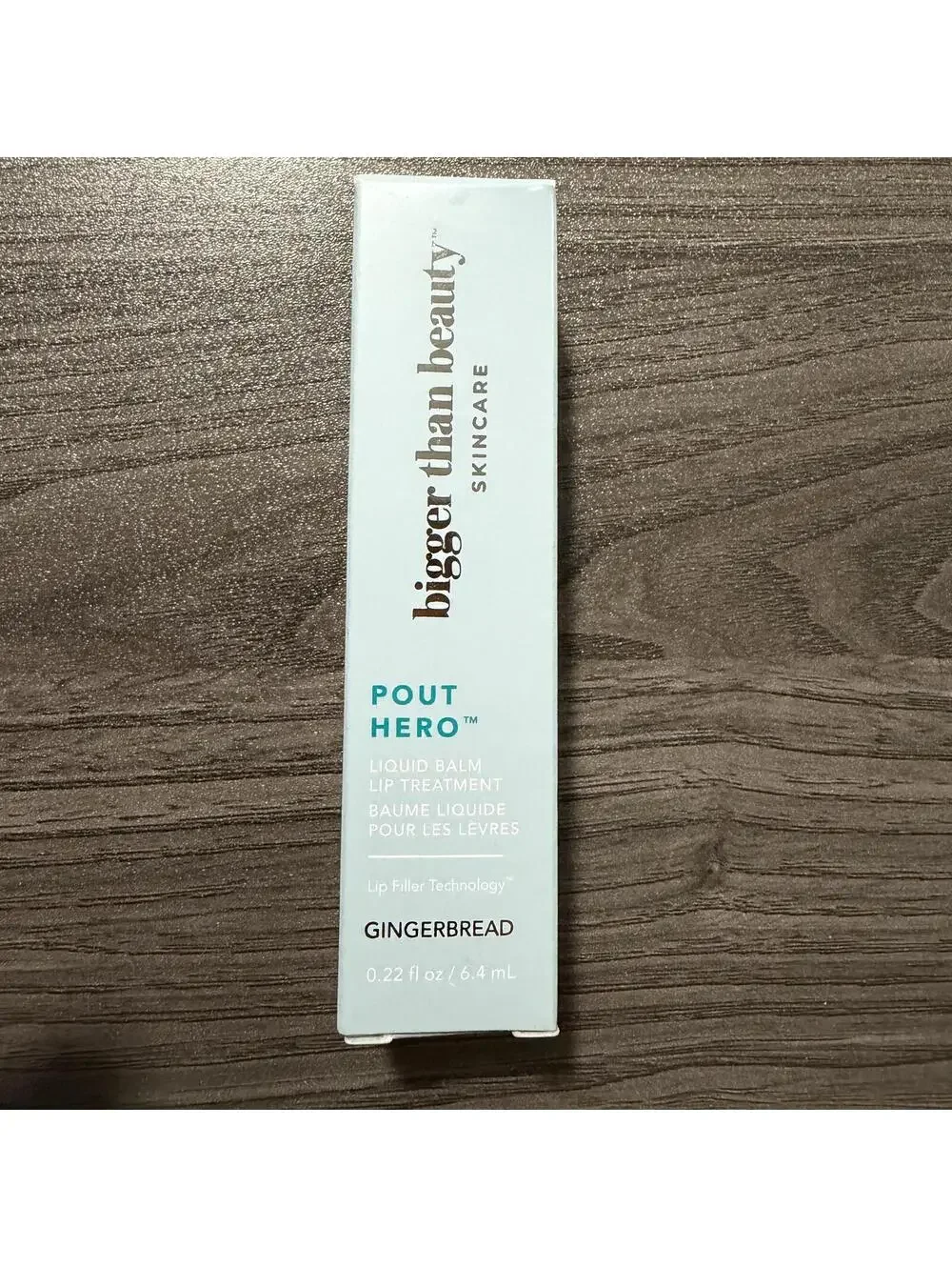 Bigger Than Beauty Skincare Pout Hero Liquid Balm Lip Treatment Gingerbread 6.4m